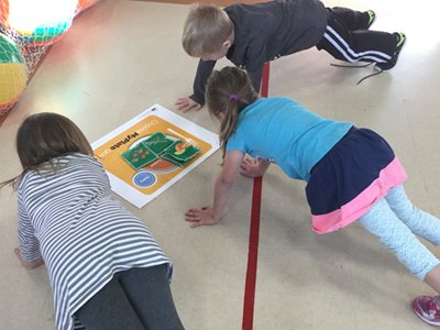 Kids Doing Push Ups