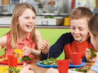 Kids Eating Salads