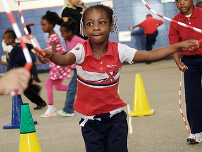 Girl Jumping Rope