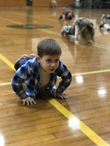 Boy Doing Push-Ups