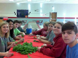Kids Cutting Vegetables
